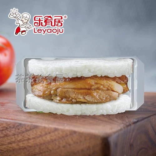 Le Caiju Rice Burger Burger Rice Gurning Rice Burry Burger Brawket Microwave Microwave, восточная половина продуктов 150 г*6