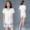 Top hè 2019 phụ nữ mới thủy triều ngắn thời trang cec siêu cháy cotton giản dị áo thun ngắn tay nữ cổ chữ v - Áo phông
