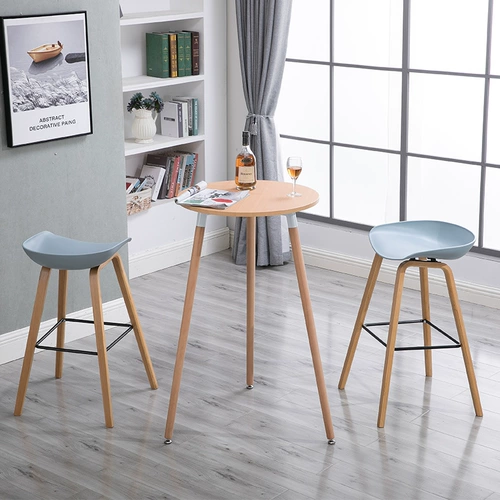 Стол, стол и стул Xiaoya, создайте скандинавские минималистские современные бары кофе с высоким содержанием круглых столов и комбинаций стула