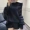 Dongdaemun 2018 mùa xuân và mùa thu áo len mới của phụ nữ phần dài của lỏng lỏng lẻo đáy áo triều đan đầm đầm nhún eo che bụng