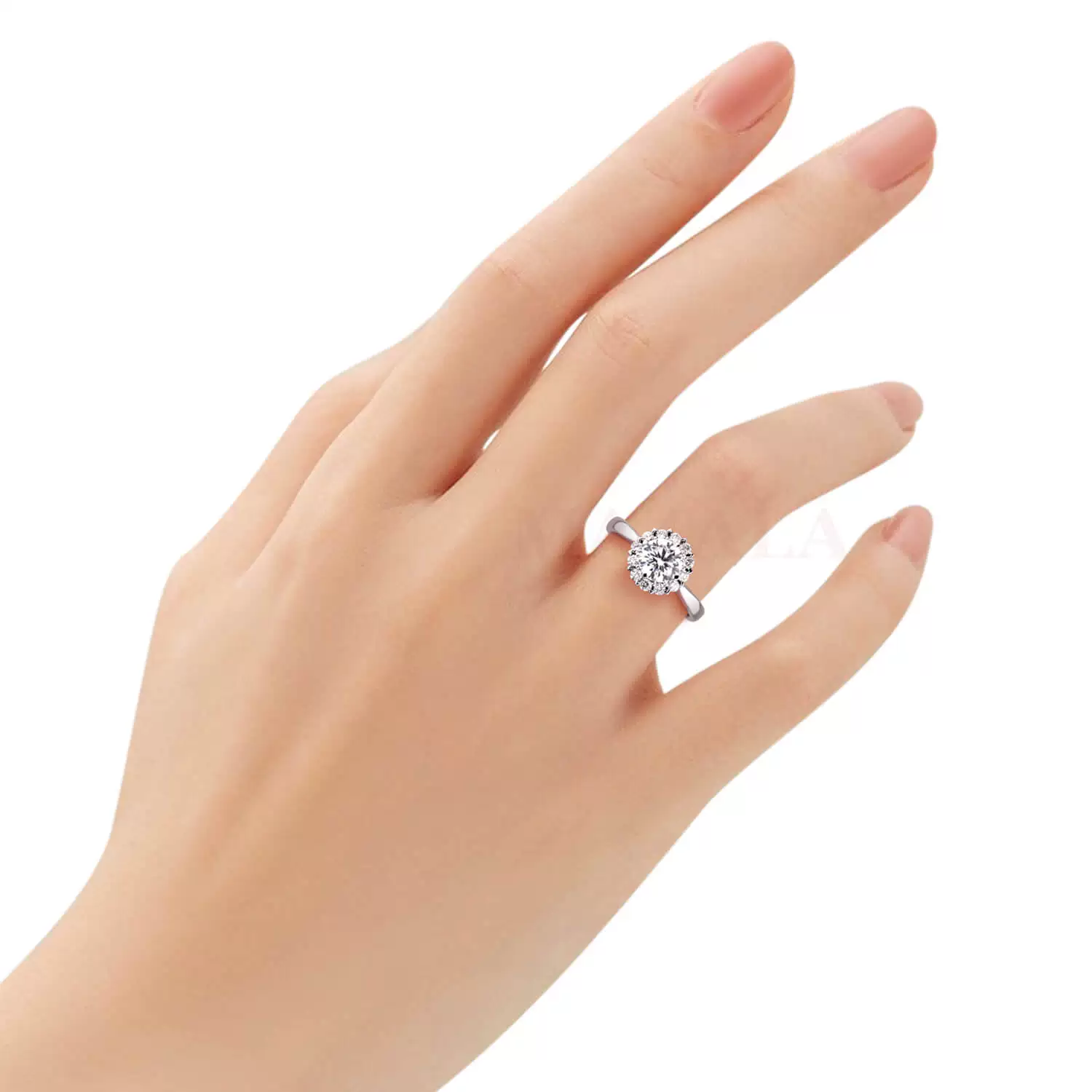 Серия Mazala BloomingSnowflake Группа вставка карельский эффект предложение помолвка обручальное кольцо для девушки
