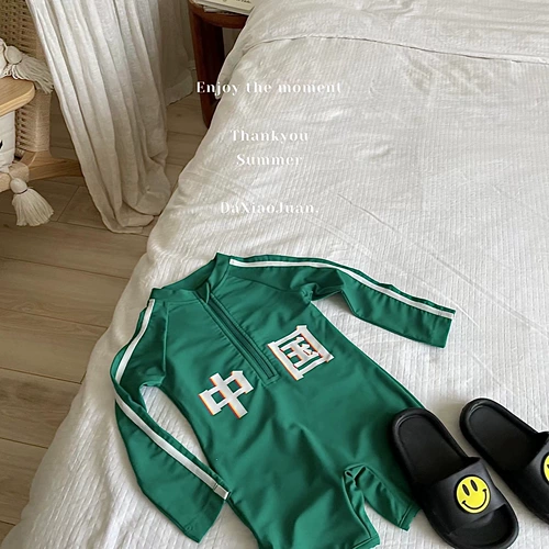 Летний брендовый лонгслив, водонепроницаемый быстросохнущий спортивный купальник, в обтяжку