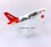 Mô hình máy bay hợp kim 16cm AirAsia (Bailong) A320-200 Asian Bailong mô phỏng chế độ bay tĩnh