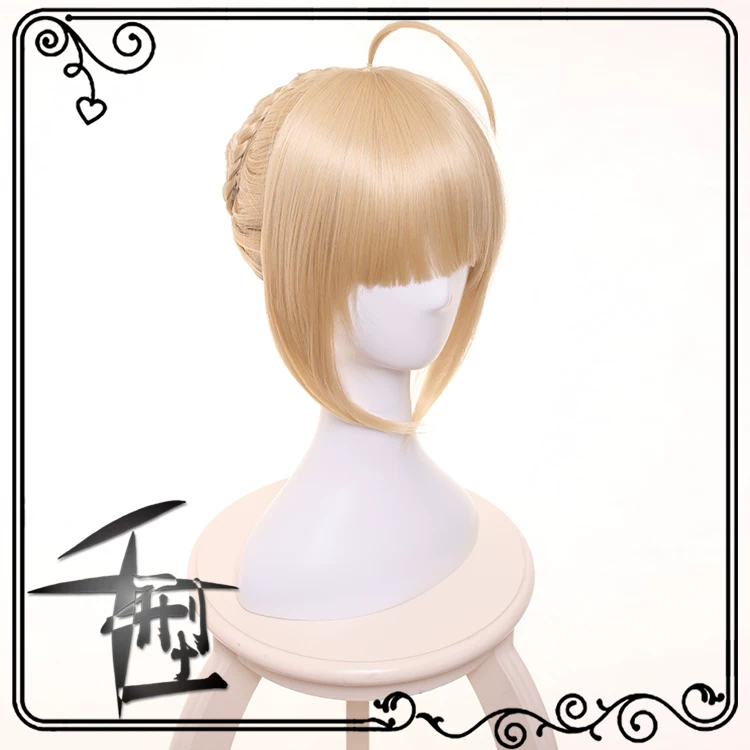 [Тысяча типов] Fate/Zero Сабер/Атолия (Издание Баози) Золото-розовый COS поддельно обнаруженные товары