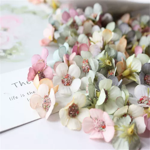 Свежий аксессуар для волос в форме цветка ручной работы для невесты, в цветочек