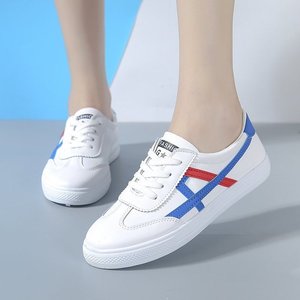 韩版时尚女鞋小白鞋女2020新款爆款透气百搭平底夏季白鞋运动板鞋