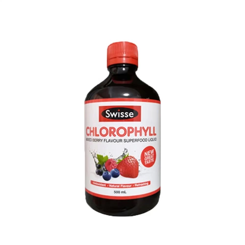 Австралия Swisse Liquid Chlorophyll Essence прозрачная/кишечная сеть/красавица Beauty Muscle 500 мл сливы