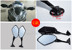Gương chiếu hậu gương nhỏ Ninja Horizon 永 源 战 隼 GT 小霸王 Moto Xe thể thao Phụ kiện gương chiếu hậu xe máy dưới tay lái Xe máy lại gương