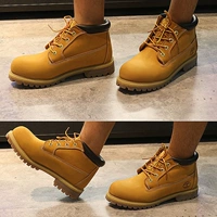 Timberland, обувь, демисезонные классические желтые сапоги