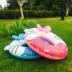 Dày inflatable vòng tròn phim hoạt hình bơi vòng chàng trai và cô gái trong quần trẻ em dưới chiếc nhẫn float dễ thương KT mèo bán buôn