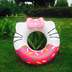 Dày inflatable vòng tròn phim hoạt hình bơi vòng chàng trai và cô gái trong quần trẻ em dưới chiếc nhẫn float dễ thương KT mèo bán buôn phao boi tre em Cao su nổi