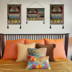 B & B trang trí bohemian tấm thảm tường tùy chỉnh phòng khách hiên treo tấm thảm treo tường vải sơn Tapestry
