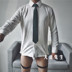 Châu âu và Hoa Kỳ phổ biến mới ăn mặc nam garter áo sơ mi clip trắng cổ áo unisex chống đổ áo sơ mi clip tạo tác Nịt Tất