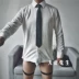 Châu âu và Hoa Kỳ phổ biến mới ăn mặc nam garter áo sơ mi clip trắng cổ áo unisex chống đổ áo sơ mi clip tạo tác