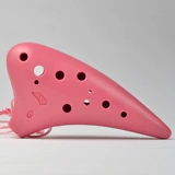 Tng Ocarina Двенадцать полюсов средний звук C Пластическая смола 12 -яма Ac Ocarina Учебное музыкальное инструмент 埙 Бесплатное озеро