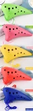 Tng Ocarina Двенадцать полюсов средний звук C Пластическая смола 12 -яма Ac Ocarina Учебное музыкальное инструмент 埙 Бесплатное озеро