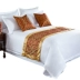 Khách sạn khăn trải giường bộ đồ giường cao cấp trang trí giường bìa giường mat Châu Âu-phong cách đơn giản pillowcase core khách sạn giường cờ ga trải giường mát Trải giường