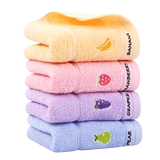 Детское хлопковое мягкое прямоугольное полотенце для умывания для девочек