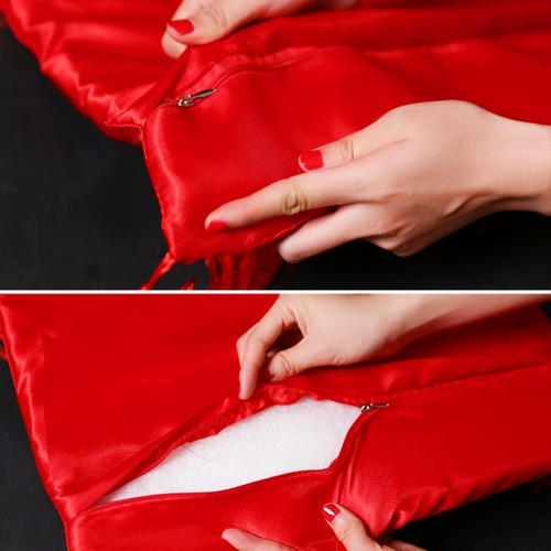 Свадебные продукты толще китайской в ​​стиле Красной церкви, поменяйте чай, чтобы уважать чайную на коленях, невеста, чтобы наступить на счастливую площадку