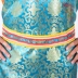 Mông cổ quần áo nam Mông Cổ gown phần dài thiểu số hiệu suất quần áo khiêu vũ Mông Cổ váy cưới Mông Cổ robe trang phục dân tộc mông Trang phục dân tộc