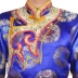 Mông cổ quần áo nam Mông Cổ gown dài thiểu số trang phục múa Mông Cổ wedding groom quần áo