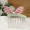 Mũ trùm đầu trẻ em Hàn Quốc đơn giản phim hoạt hình lược chải tóc lược lược Liu Hai chải bé gái thỏ tóc thẻ màu kẹo - Phụ kiện tóc đồ buộc tóc scrunchies