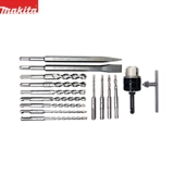 Makita Makada Round Fours Electric Hammer Drill Head Sharp -Chisent Flat -Chisent Aluminum Box Impact Drilling Boncet Home Установка комплекта