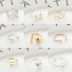 Đồ trang sức hàn quốc vòng đơn giản nữ ngón tay trỏ doanh ngọc trai mở vòng Nhật Bản và Hàn Quốc thủy triều sinh viên cá tính đuôi vòng bán buôn Nhẫn