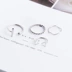 Trang sức Hàn Quốc cá tính với nhiều loại nhẫn 4 phù hợp với nữ Nhật Bản và Hàn Quốc nhẫn nữ đẹp Nhẫn
