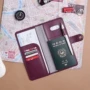 Độc quyền Hàn Quốc tính PU giả da du lịch hộ chiếu giữ hộ chiếu dài người đàn ông và phụ nữ chống degaussing giấy chứng nhận gói bao hộ chiếu cao cấp