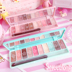 Cô gái Trái Tim Trang Điểm ~ Macarons Mười Màu Cherry Eye Shadows Mềm Cô Gái Bóng Mắt Đặt Trang Điểm Pan 18 bảng màu mắt tutu Bóng mắt