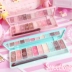 Cô gái Trái Tim Trang Điểm ~ Macarons Mười Màu Cherry Eye Shadows Mềm Cô Gái Bóng Mắt Đặt Trang Điểm Pan 18 Bóng mắt