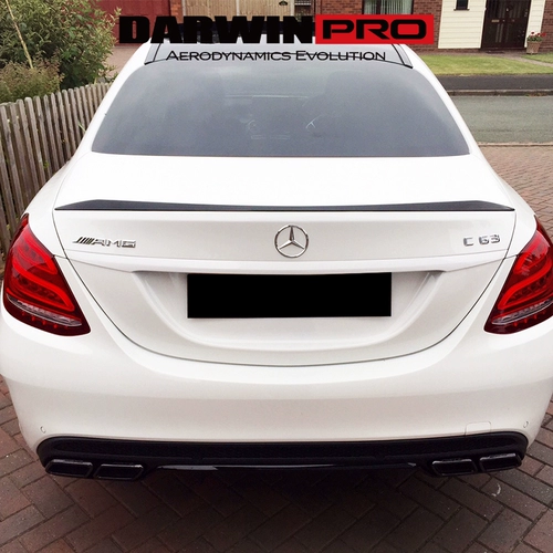 Darwinpro Mercedes C63 C180 C200 W205 AMG Модифицированное заднее крыло углеродного волокна