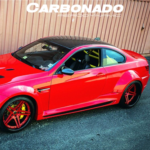 Carbonado BMW M3 E92 E93 Vorsteiner модифицирован широко -тел -фронтальный и задний боковой бампер