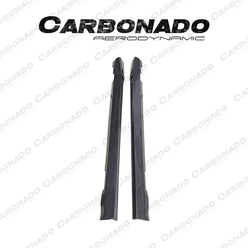 Carbonado Mercedes -Benz W204 C63 AMG Vorsteiner Modified Siege Siege Carbon Fiber Юбка