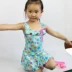 Cô gái dễ thương áo tắm màu sáng sinh viên áo tắm một mảnh váy bướm áo tắm trẻ em trẻ em đồ bơi cho bé 1 tuổi Bộ đồ bơi của Kid