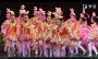 2019 mới nhỏ hoa sen phong cách táo lê hoa cười haha ​​biểu diễn quần áo trẻ em quốc gia biểu diễn múa - Trang phục quần khiêu vũ cho bé