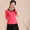 Trung quốc phong cách của phụ nữ mùa hè ăn mặc gió quốc gia áo sơ mi thêu ngắn tay T-Shirt nữ nửa tay kích thước lớn mỏng thêu áo sơ mi áo thun tay dài nữ