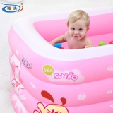 Детский бассейн для плавания для новорожденных, термос домашнего использования, надувная ванна, увеличенная толщина
