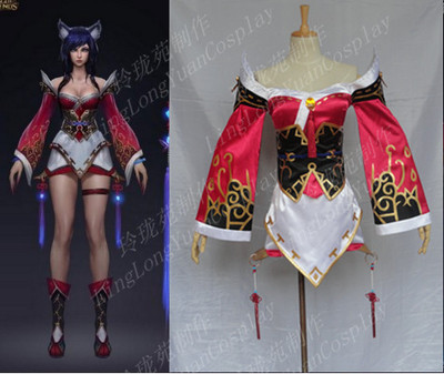 taobao agent [Production of Linglongyuan] LOL League of Legends Female Nine -Tail Demon Fox Cosplay New CG Version