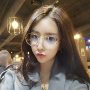 Vòng kính khung nữ Hàn Quốc phiên bản của thủy triều retro ánh sáng phẳng chống ánh sáng màu xanh với cận thị mềm chị kính khung nữ khuôn mặt tròn đồng bằng mặt tạo tác kính porsche