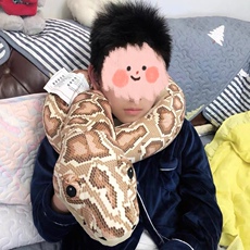 Плюшевая игрушка 宜家国内代购尤恩格斯库格 手套玩偶蛇形缅甸蟒 仿真蛇玩具