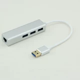 USB Wired Card Card Converter Внешний USB Turning RJ45 Ethernet Interface Transposition Head+3.0 Septor Hub