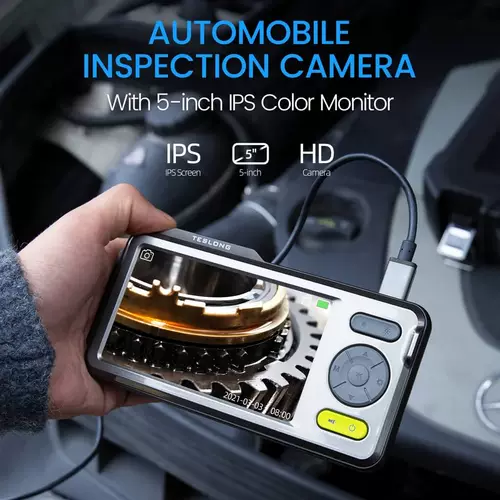 1080p Dual Camera Endoscope Teslon осматривает камеру с 5 