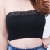 Kích thước lớn chất béo của phụ nữ mm2018 mùa hè mới ren sling chống ánh sáng ngực pad chất béo chị bọc ngực ống đồ lót hàng đầu Cộng với kích thước quần áo