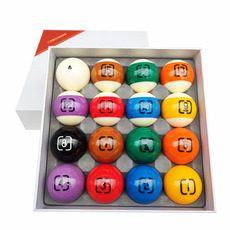 Шары для бильярда dyna比利时台球黛纳斯菲中式八球乔氏比赛戴纳九球雅乐美tv球黑八