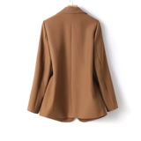 Брендовый осенний небольшой пиджак классического кроя для отдыха, в корейском стиле, коллекция 2021, оверсайз