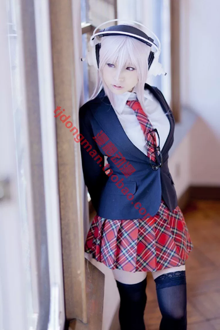 Sony, winter wig, cosplay, custom-made