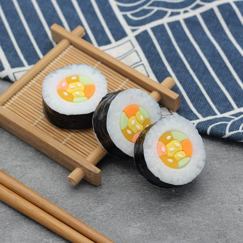 Симуляция лосося суши рис рисовой лап пакет продукт питания модель японского стиля магазина декоративная стрельба опора