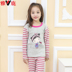 Đồ lót trẻ em Yalu nhiệt cộng với nhung dày đặt đồ lót trẻ em trai và gái cổ tròn quần áo trẻ em mùa thu lớn đồ bộ cho bé Quần áo lót